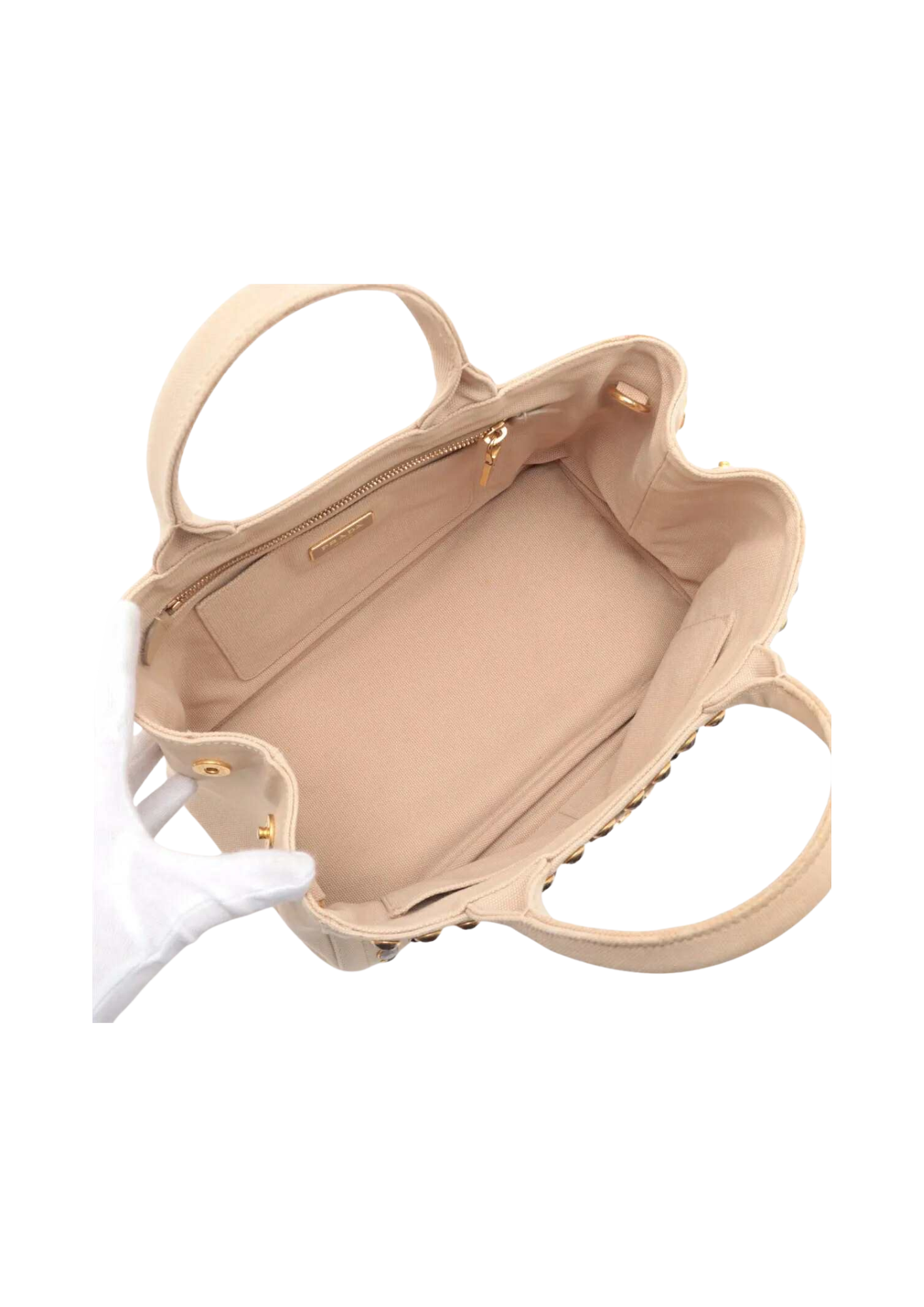 PRADA Bijoux Canapa 2Way Handbag