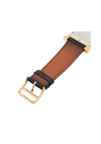 HERMES H Watch HH QZ White Dial