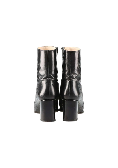 CHANEL Coco Mark Short Boots Ladies 35.5