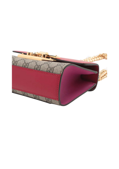 GUCCI GG Supreme Padlock Shoulder Bag