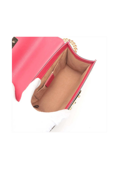 GUCCI GG Supreme Padlock Shoulder Bag
