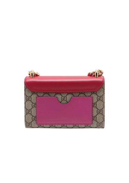 GUCCI GG Supreme Padlock Shoulder Bag