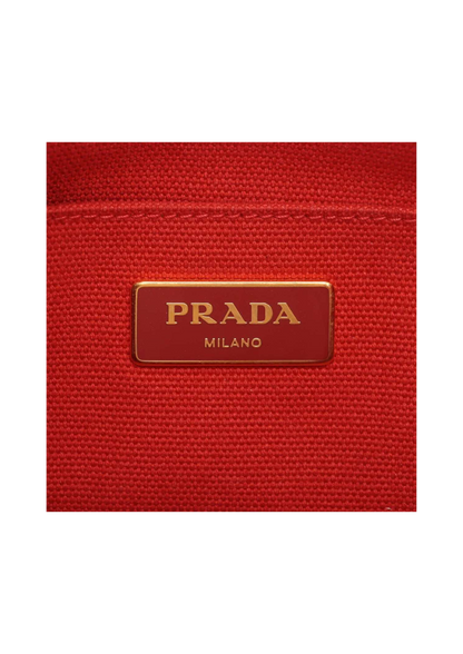 PRADA Canapa Canvas Handbag