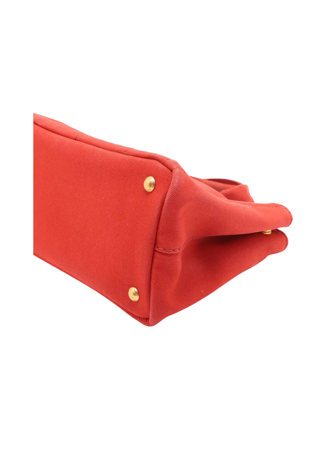 PRADA Canapa Canvas Handbag