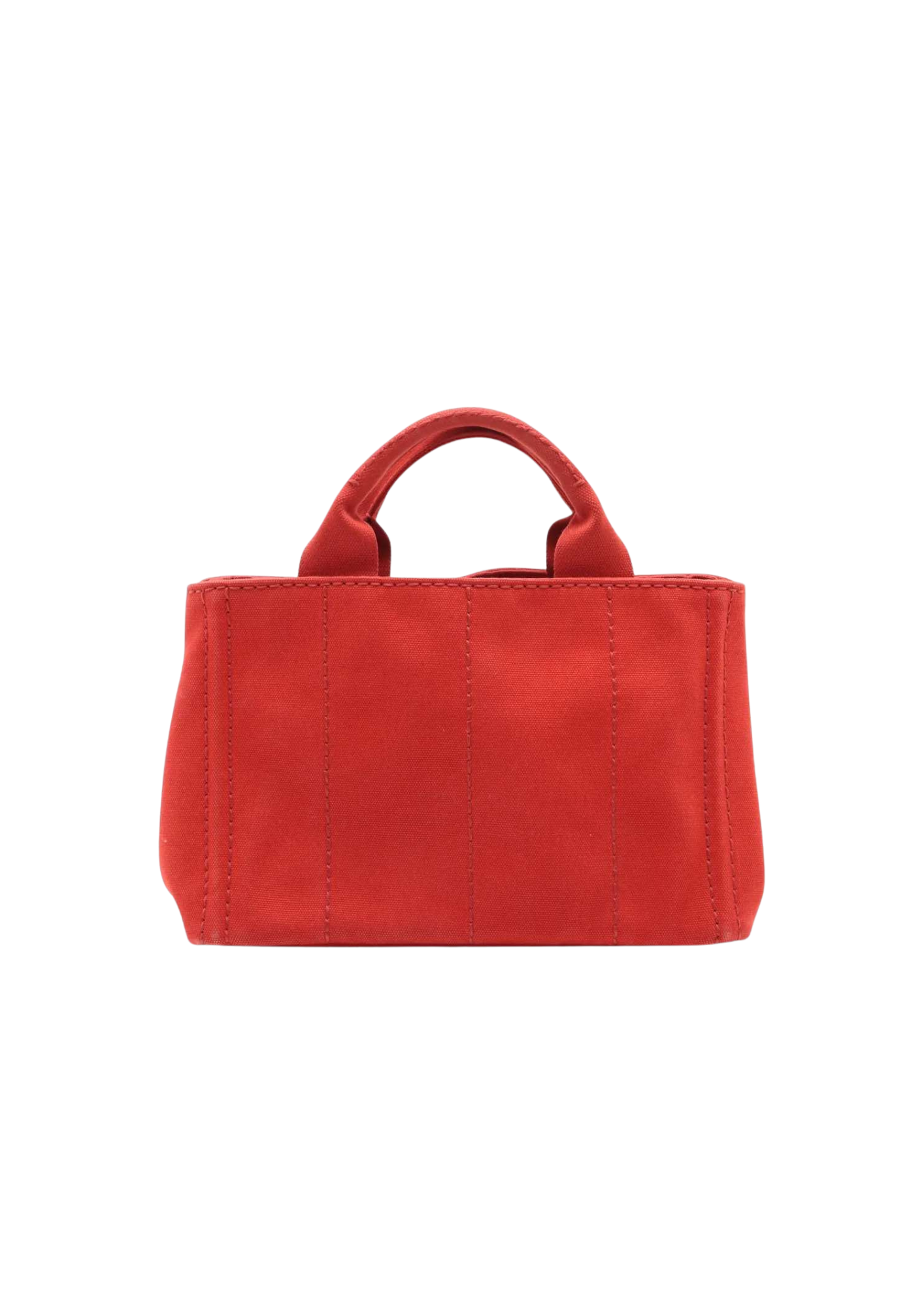 PRADA Canapa Canvas Handbag