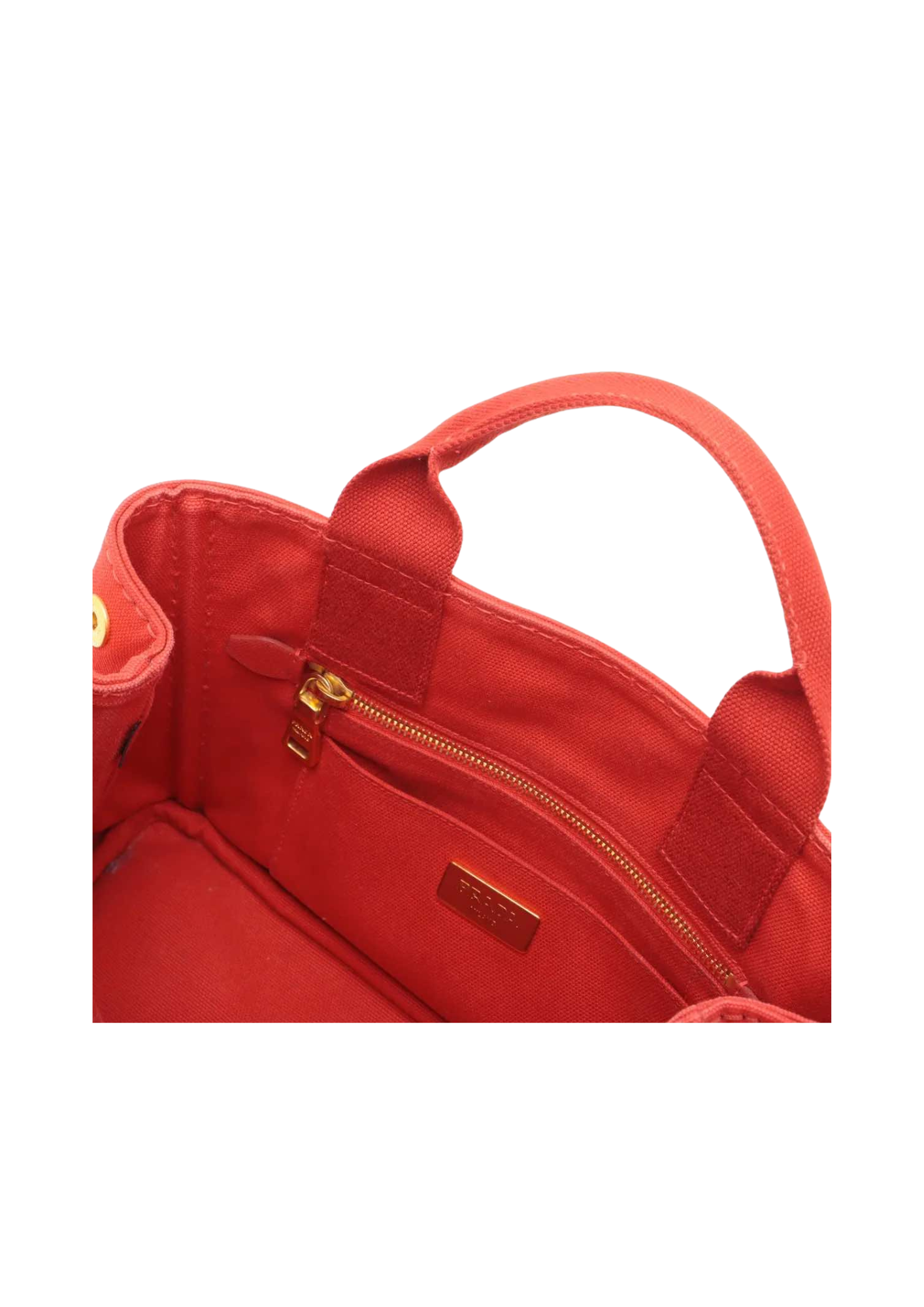 PRADA Canapa Canvas Handbag