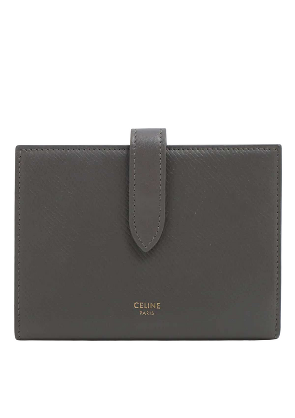CELINE Strap Wallet Leather