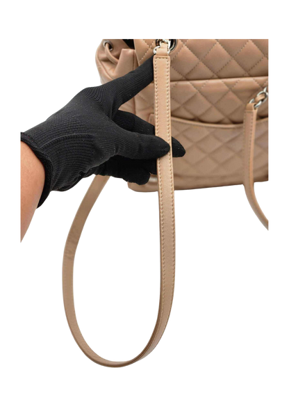 CHANEL Matelassé Lambskin Backpack