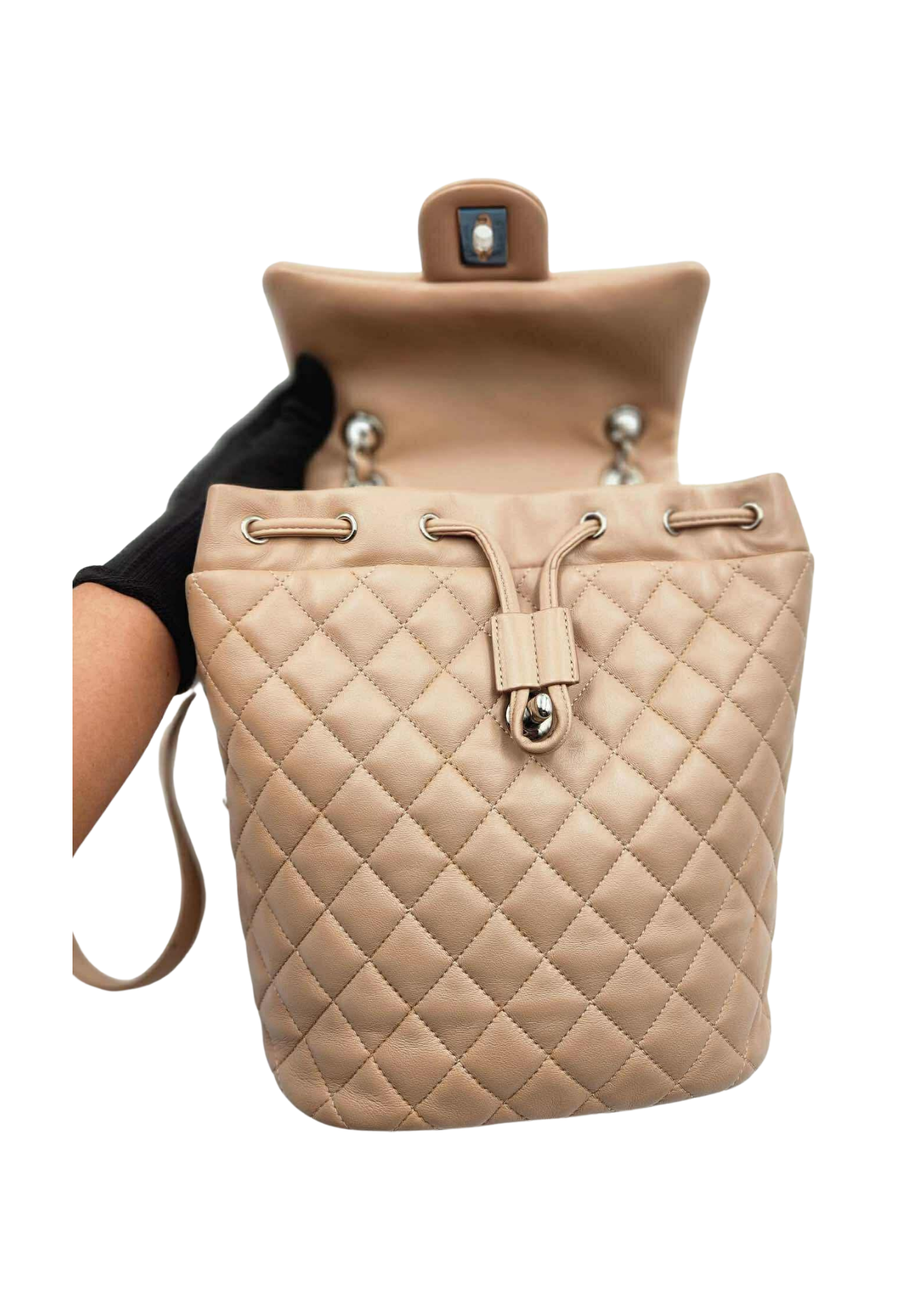 CHANEL Matelassé Lambskin Backpack