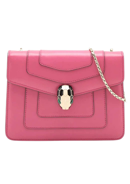 BVLGARI Serpenti Forever Leather Chain Shoulder Bag